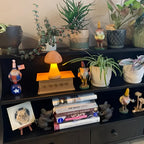 Wooden Mushroom Lamp — product detail view