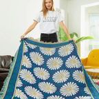 Bohemian Shiragiku Tassel Cotton Knit Blanket — additional view