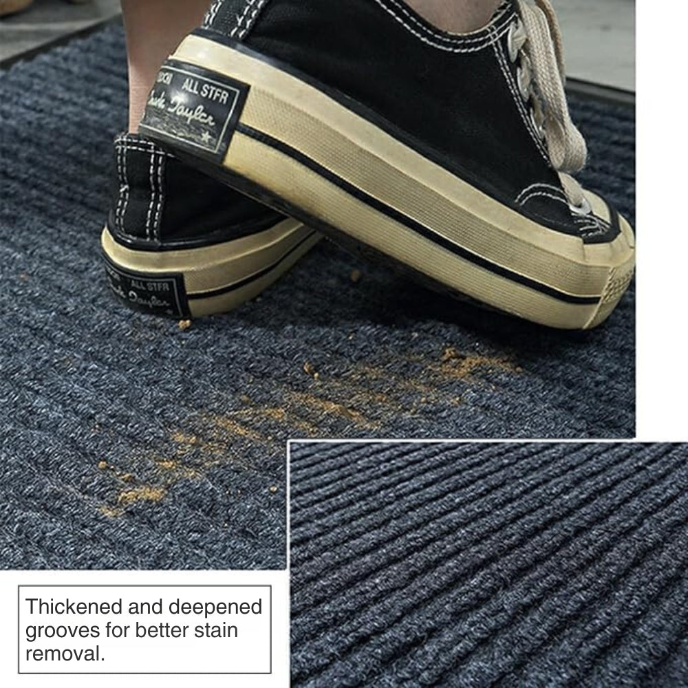 Durable Stripped Door Mat — product close-up