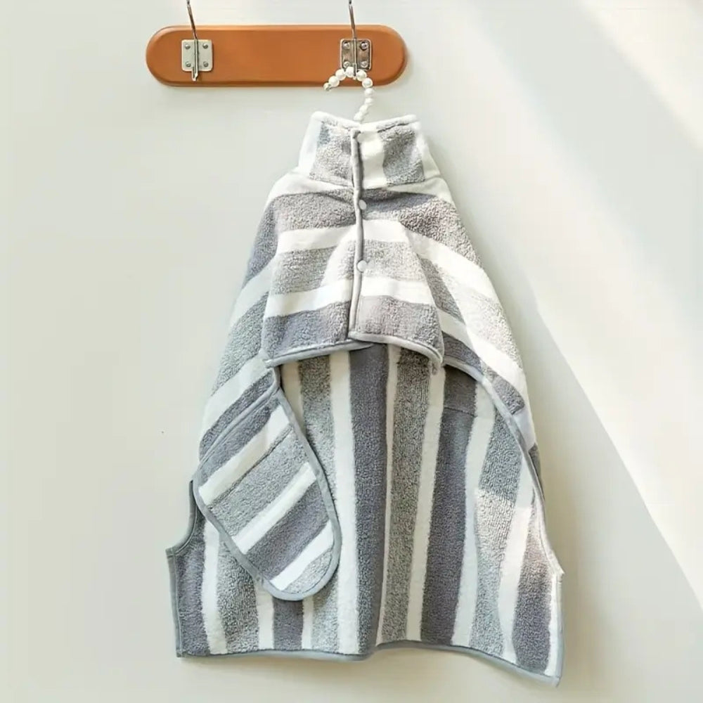 Gentle Touch Dog Drying Towel Robe — alternate angle view