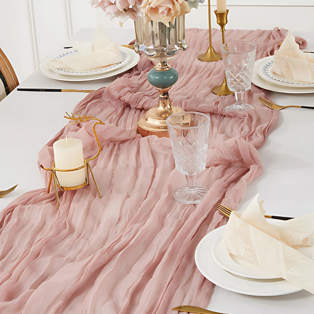 Cheesecloth Table Runner — alternate angle view