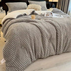 Chevron Luxe Plush Blanket — product close-up
