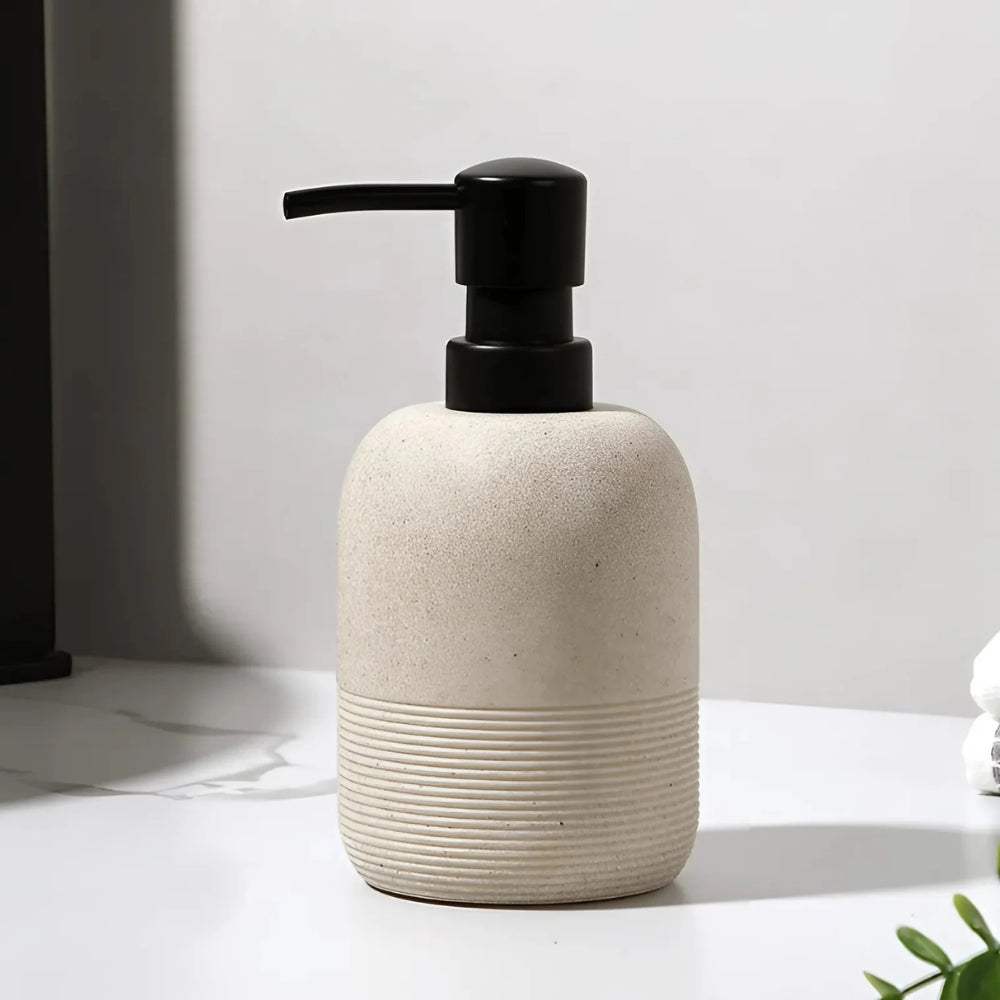 Sleek Resin Soap Dispenser — product detail view
