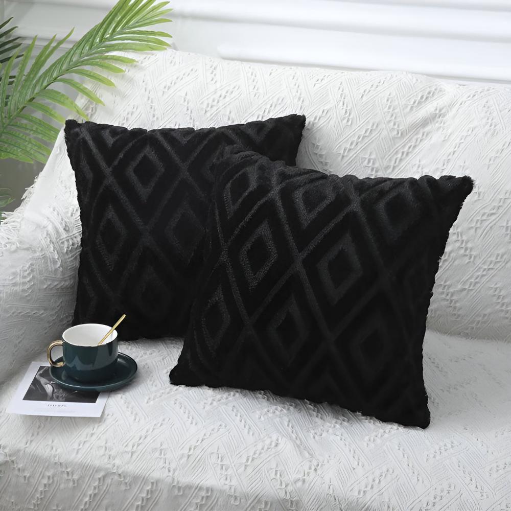 3D Diamond Pattern Cushion Cover — product close-up