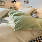 Beaumont Ultra-Soft Waffle Quilt Set | 3pcs Set — product close-up