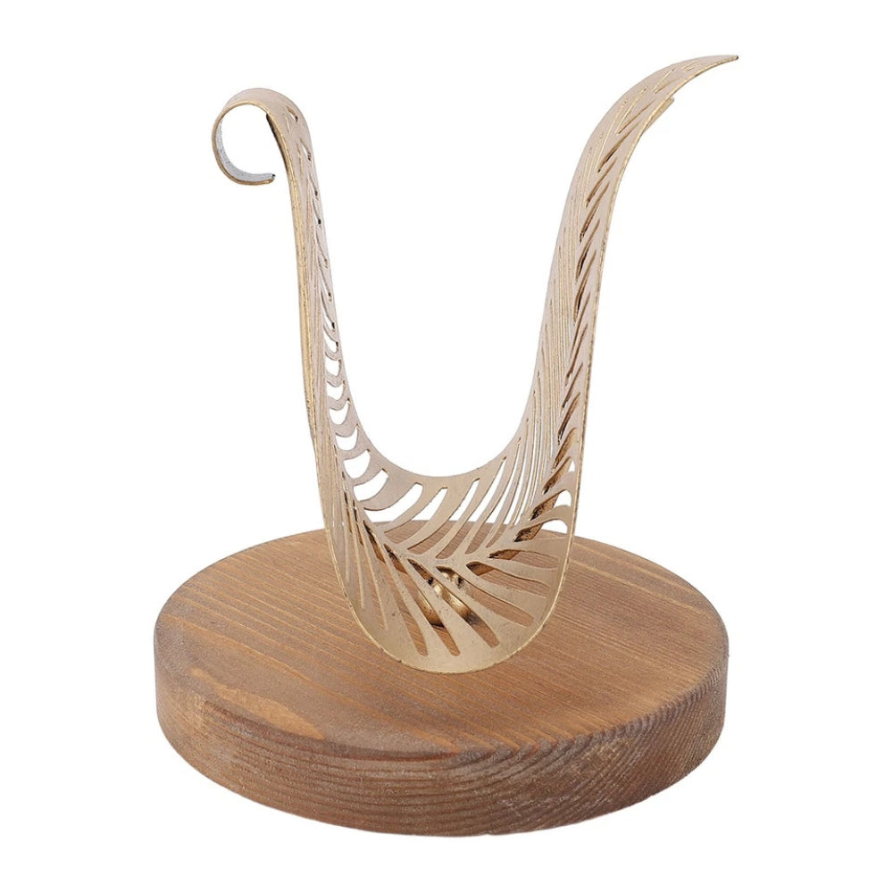 Iron Leaf Shape Tissue Holder — product detail view