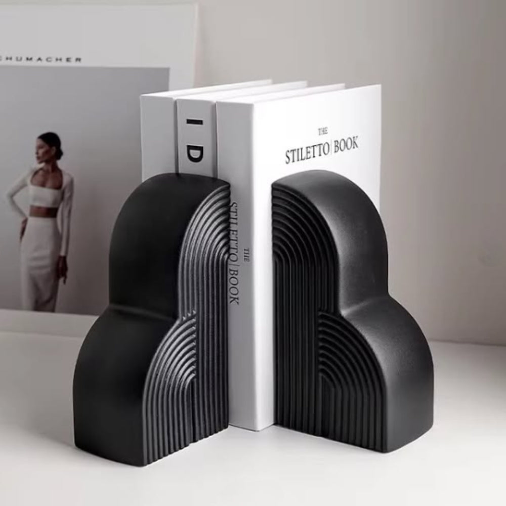 Persephone Cloud-Shaped Ceramic Bookends — main product photo