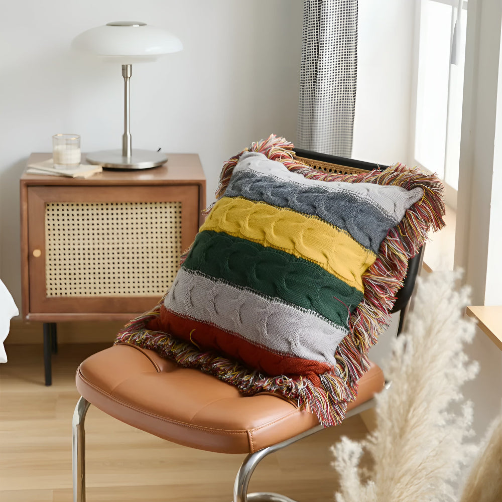 Colourful Radiance Knit Cushion — additional view