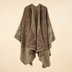 Baroque Pattern Warm Blanket Shawl — product close-up