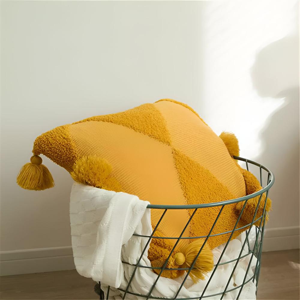 Tassel Touch Cushions — product close-up