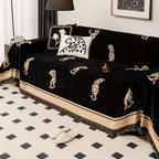 Safari Tiger Chenille Sofa Cover