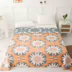 Windmill Flower Patterns Cotton Blanket — main product photo