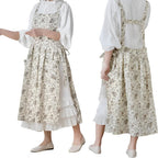 Classic Cotton Floral Apron — product close-up