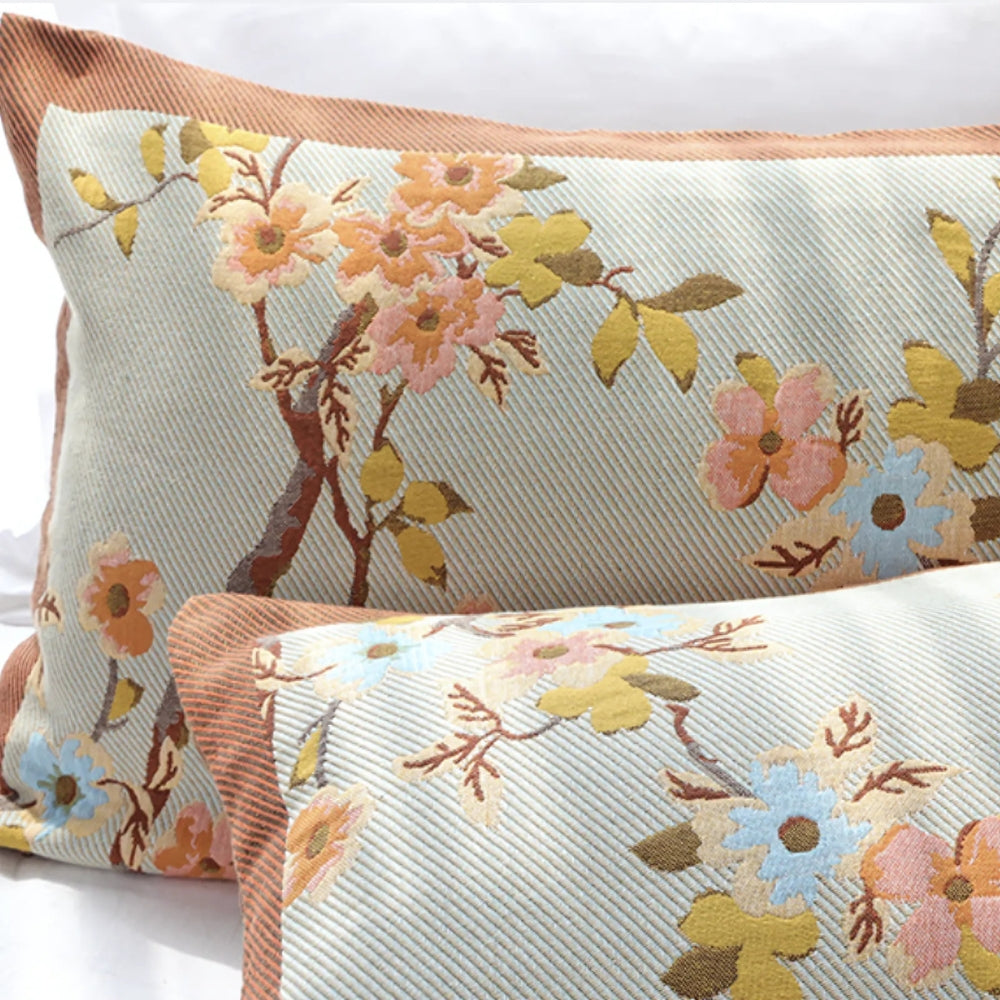 Ornate Heritage Cotton Pillowcase Set — product in use