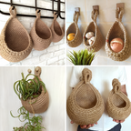 Handcrafted Boho Hanging Basket — main product photo