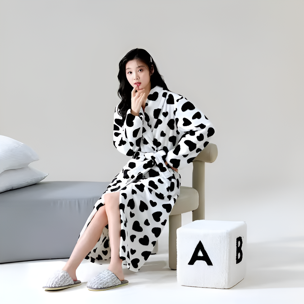 Fleece Haven Bathrobe — lifestyle shot