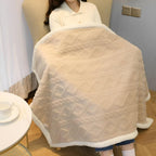 Fluffy Comfort Cloak Blanket — product in use