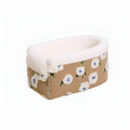 Fluff Floral Car Pet Booster Seat — product in use