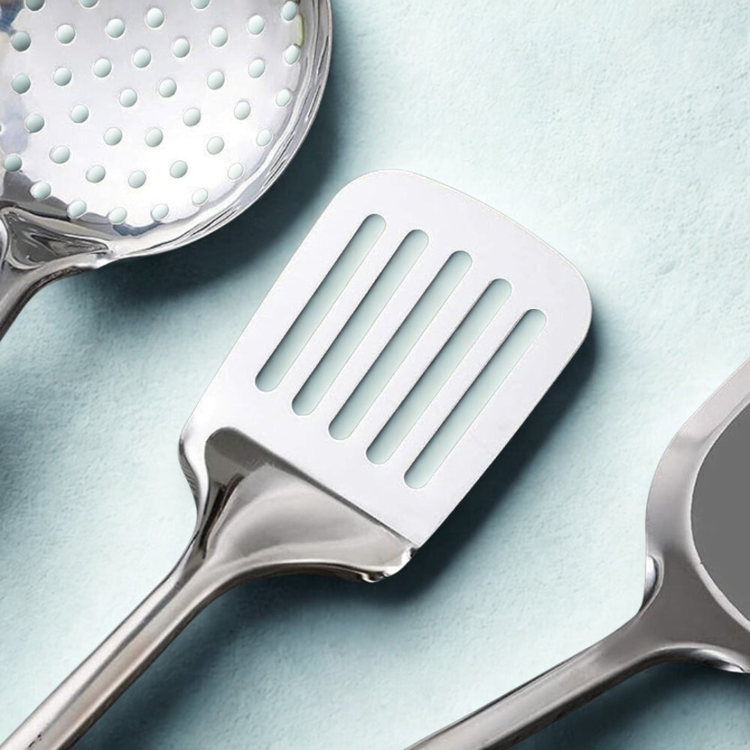 Premium Stainless Steel Cooking Utensils | 5pcs Set — lifestyle shot