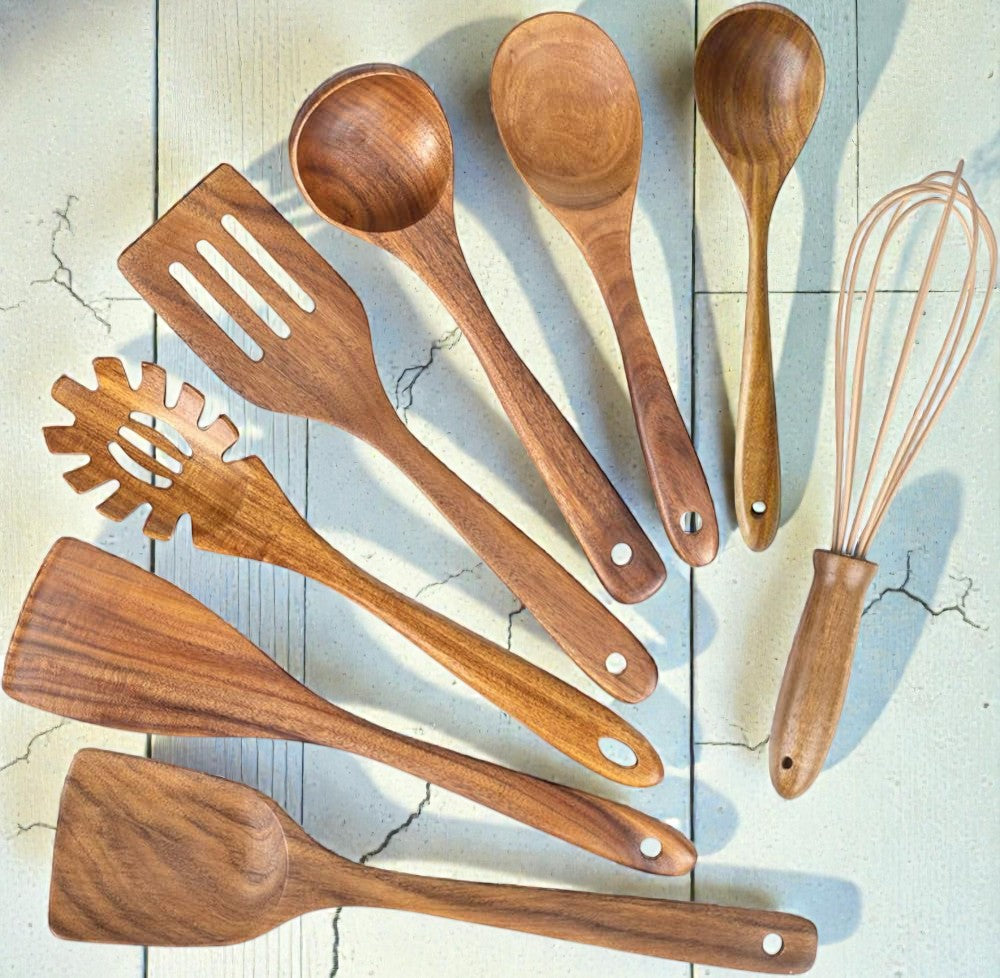 Wooden Cooking Utensil Set — view 5