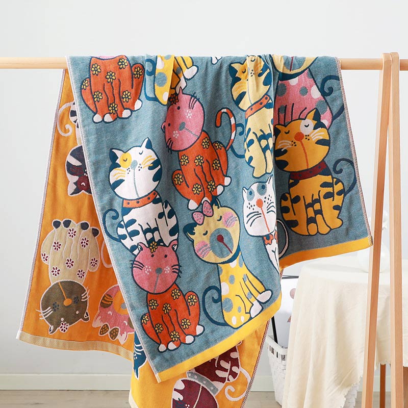 Regal Kitty Comfort Baby Bath Towel — alternate angle view