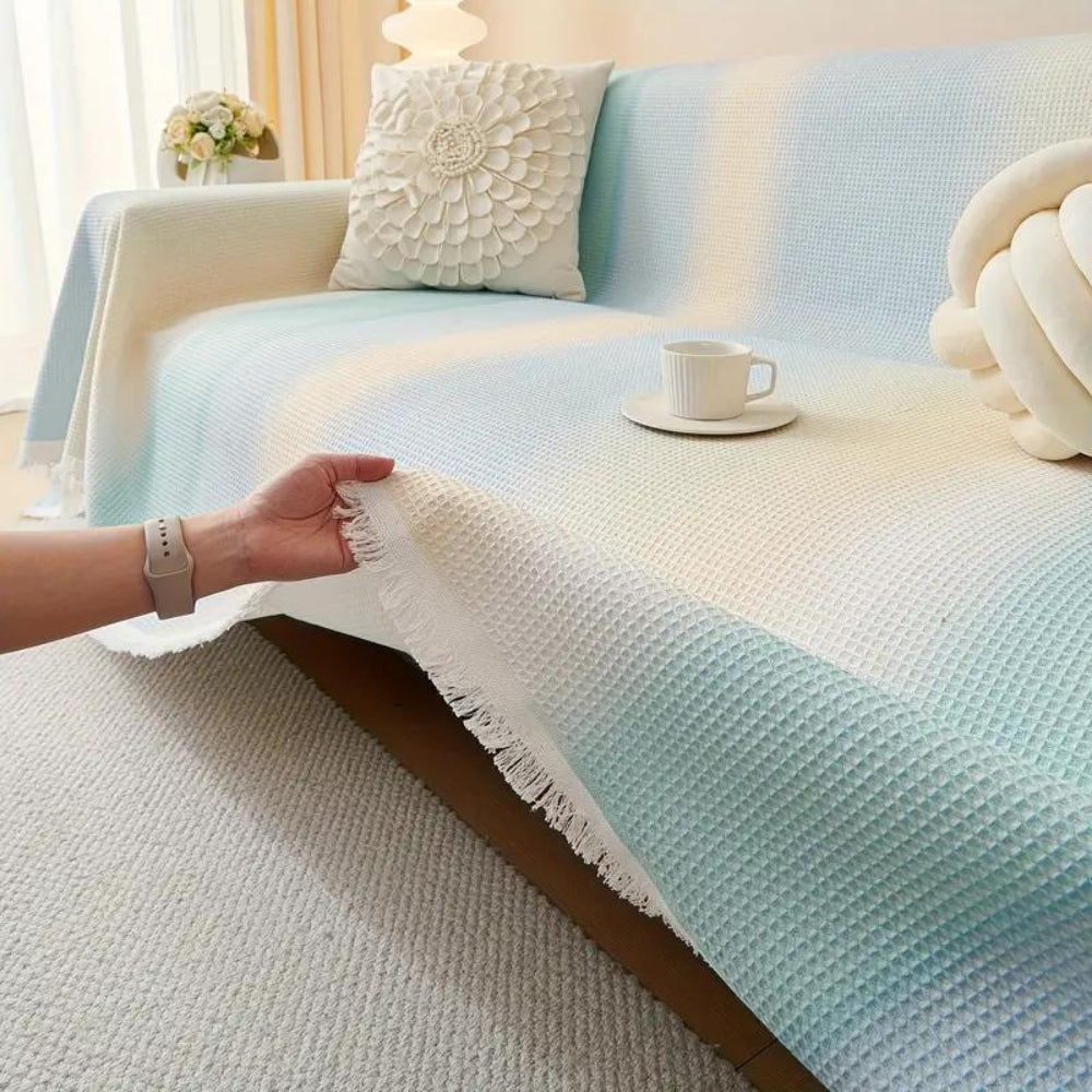 Rainbow Cooling Sofa Cover — product detail view