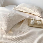 Floral Pattern Cotton Coverlet — additional view