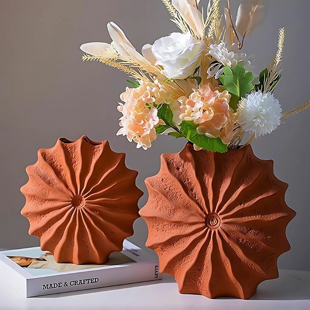 Coral Crest Ceramic Vase — main product photo