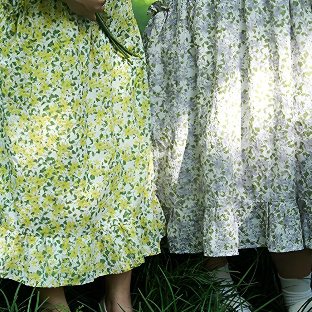Pastoral Charm Pure Cotton Apron — product in use