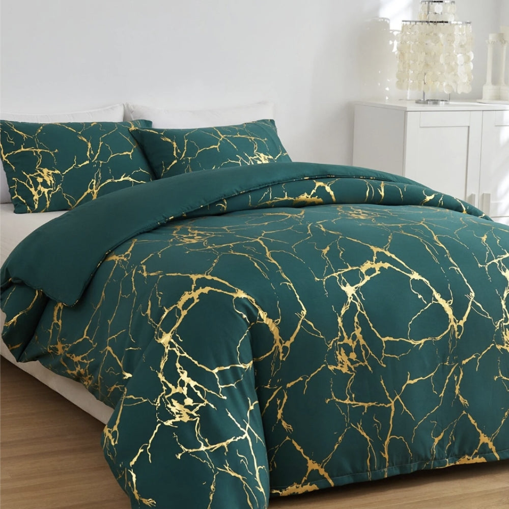 Lux Marble Premium Doona Cover Set — product feature detail