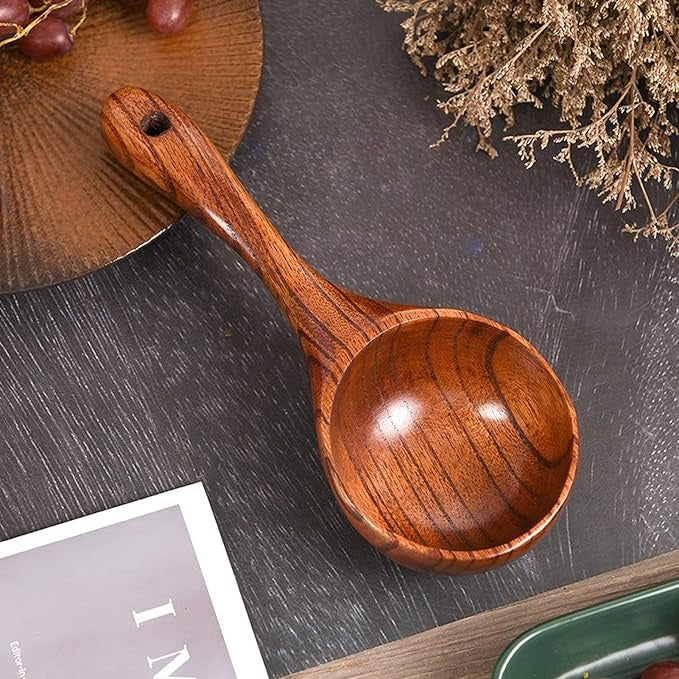 Large Wooden Multi-Purpose Scoop- 1pc — lifestyle shot