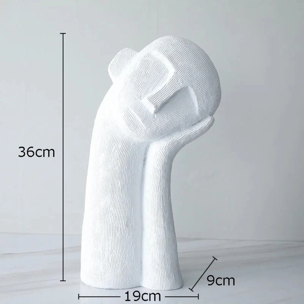Dream's Asymmetry Resin Figurine — size and scale reference