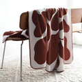 Abstract Pattern Acrylic Blanket — lifestyle shot