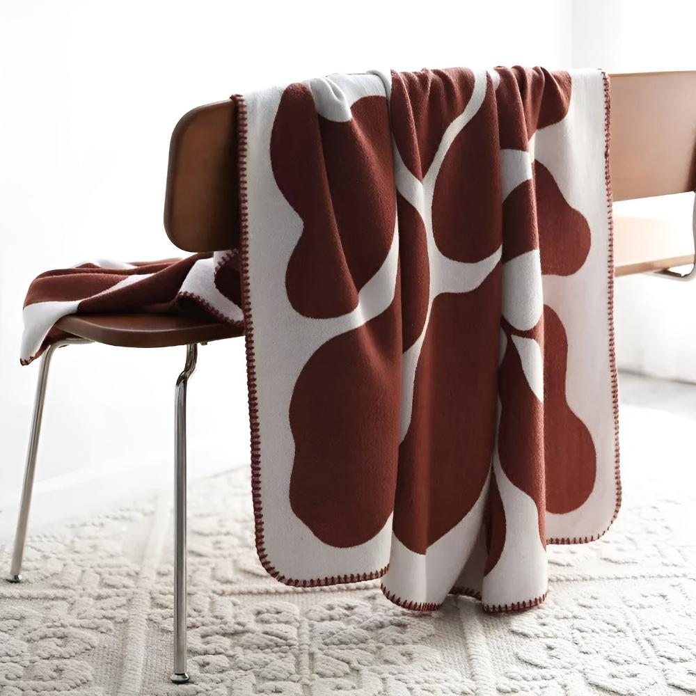 Abstract Pattern Acrylic Blanket — lifestyle shot