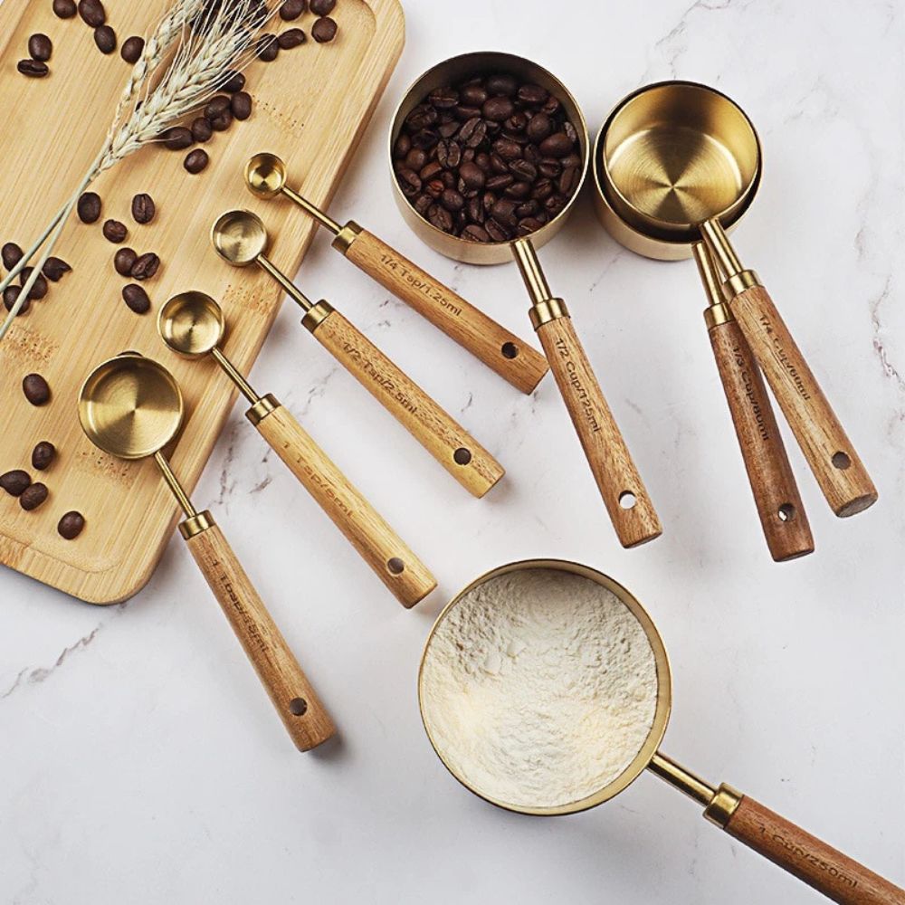 Golden Measuring  Spoon Set — main product photo