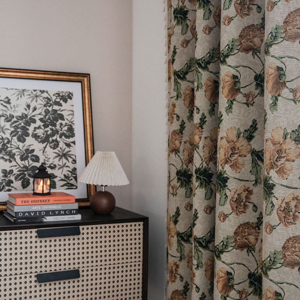 Wildflower Harmony Curtain — product close-up