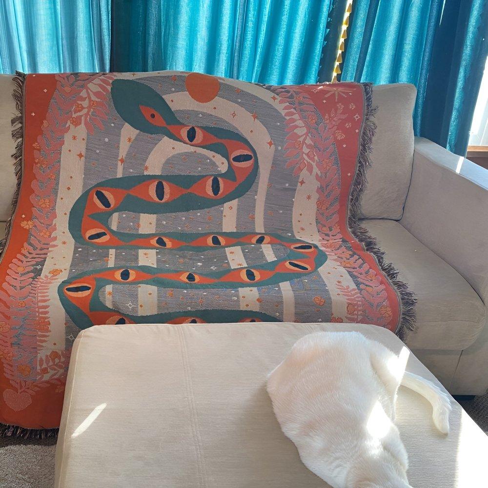 Serpent's Path Blanket — product feature detail