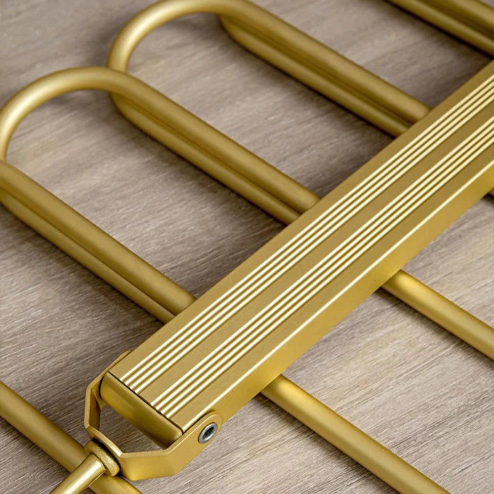 Regal Gold Space-Saving Trouser Hanger — product close-up