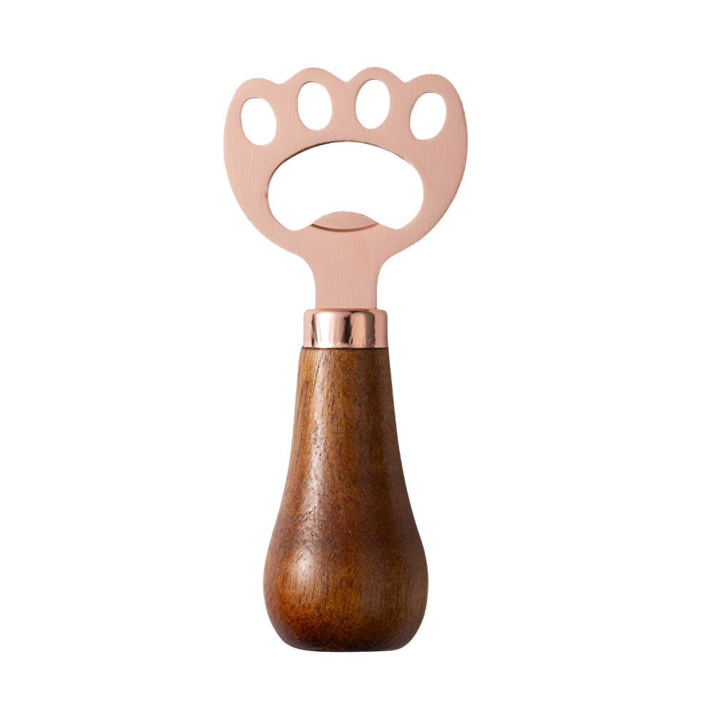 Acacia Wood Bottle Opener — lifestyle shot