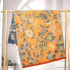 Hibiscus Reversible Bath Towel — lifestyle shot
