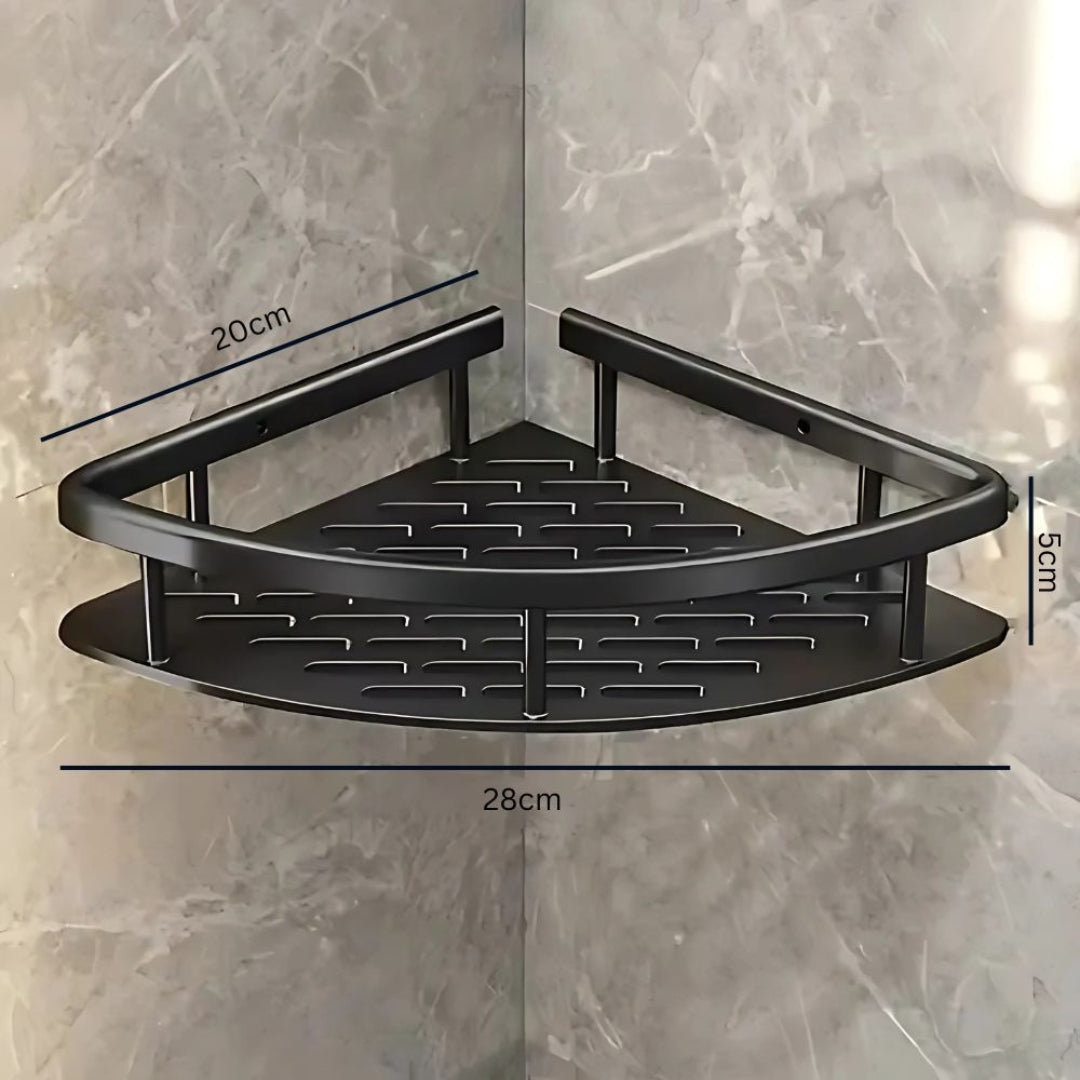Aluma Curve Shower Caddy — product feature detail