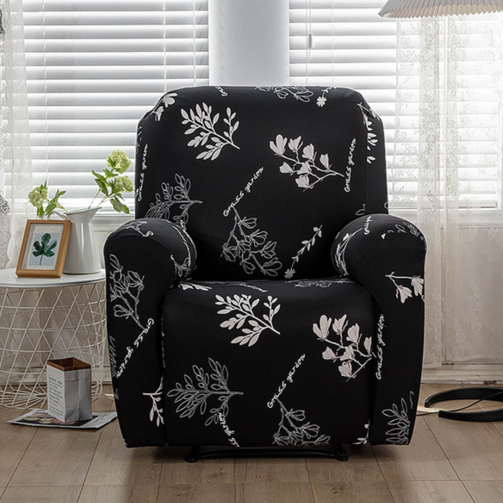 Floral Recliner Sofa Cover — size and scale reference