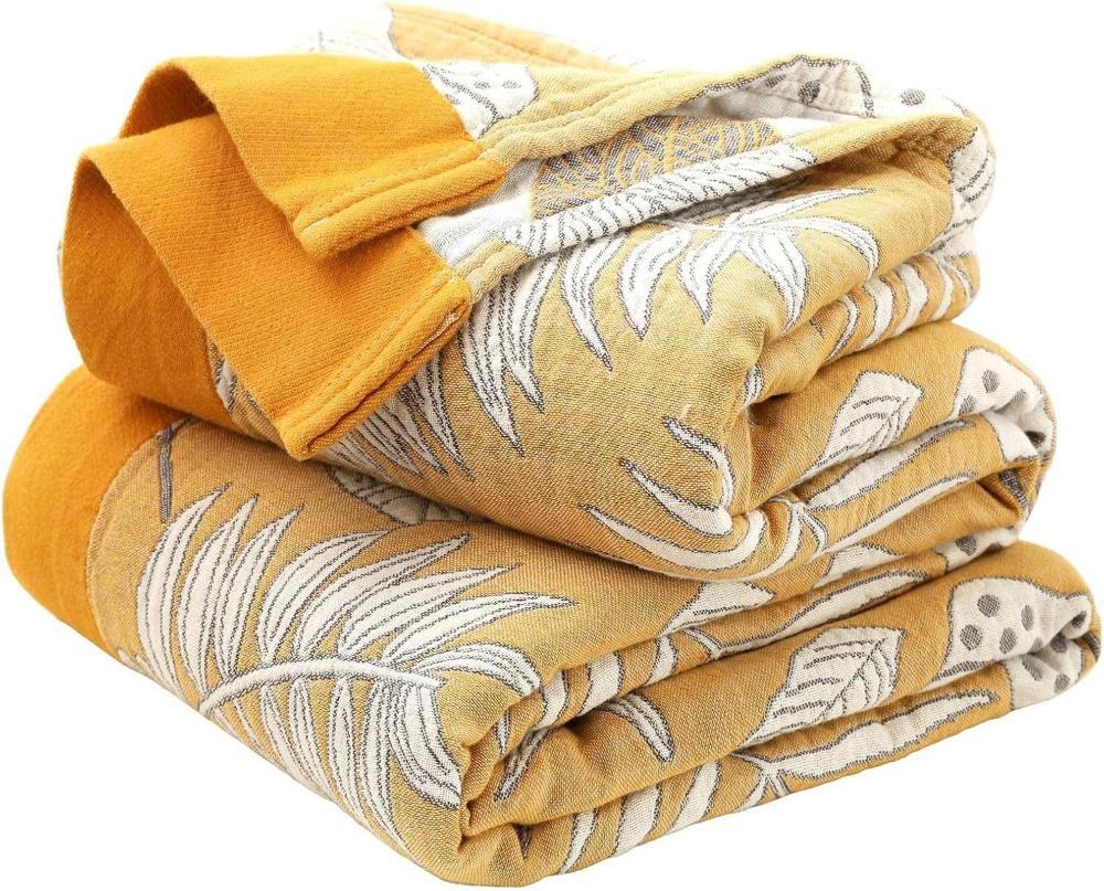 Leafy Whisper Summer Blanket — product detail view