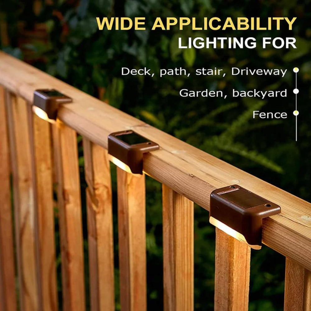 Solar Fences Light — product in use