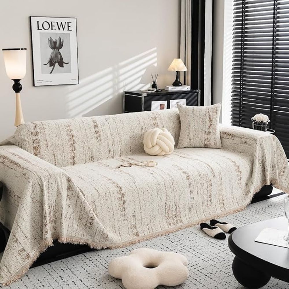 Almond Crest Sofa Cover — product close-up