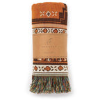 Boho Chic Patterned Throw Blanket — product feature detail