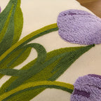 Blooming Tulip Cushion Cover — product in use