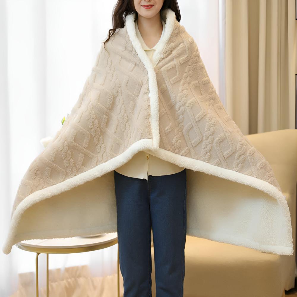 Fluffy Comfort Cloak Blanket — lifestyle shot