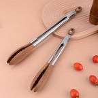 Heritage Wood & Steel Tongs | Set of 2 — additional view
