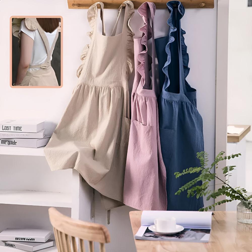 Lotus Leaf Lace Apron — main product photo